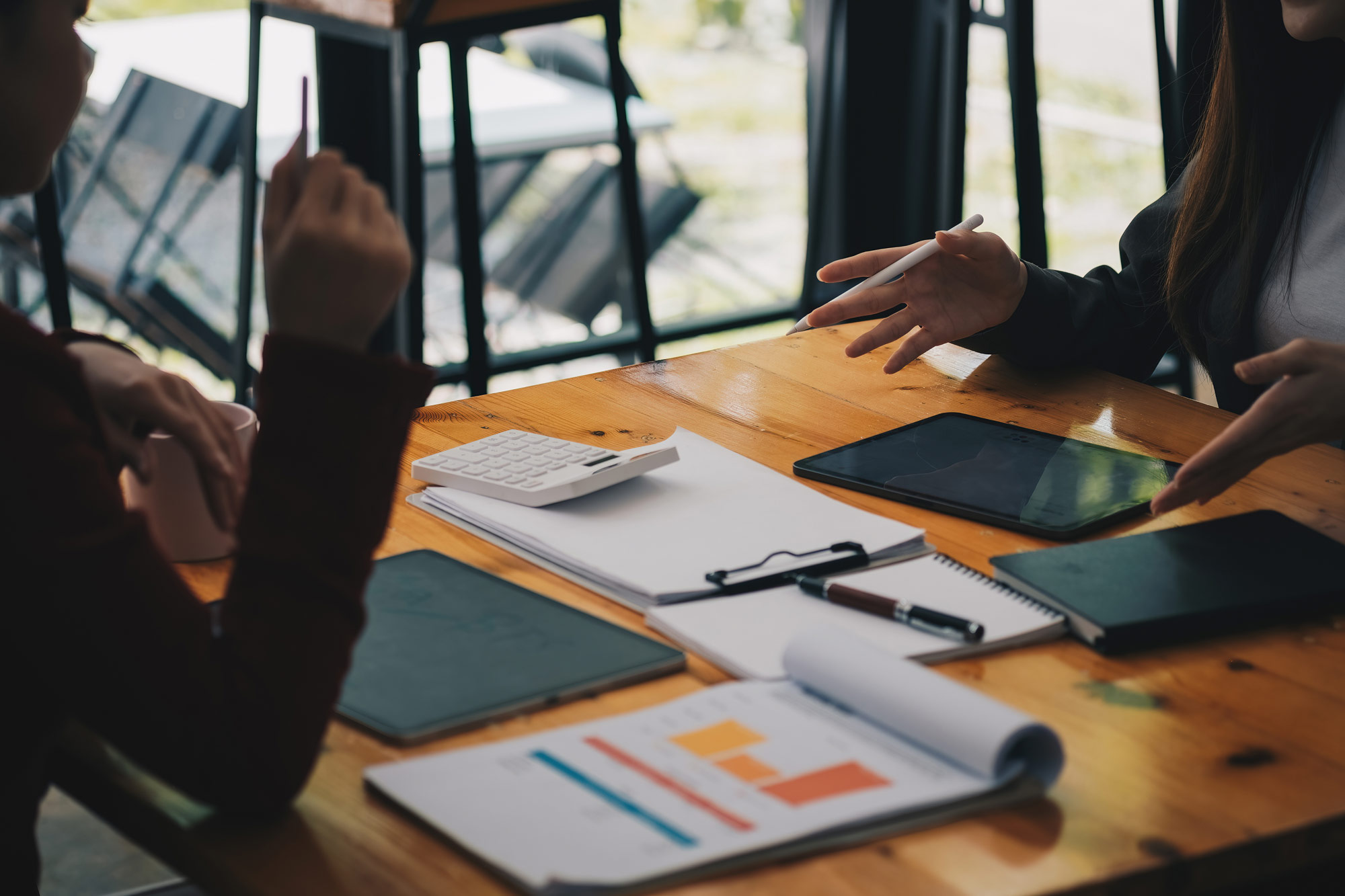 business-people-planning-strategy-analysis-from-financial-document-report